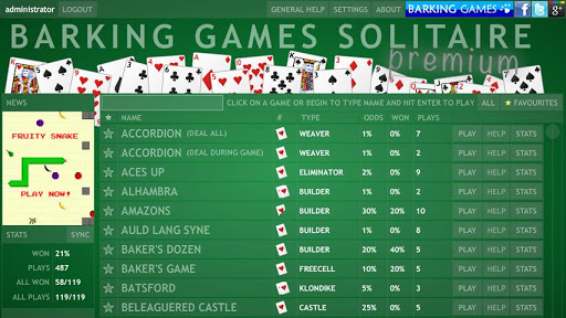 【免費紙牌App】Barking Games Solitaire-APP點子