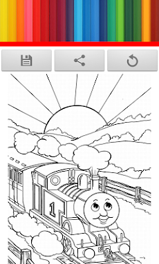 Train Coloring Games Kidsのおすすめ画像2