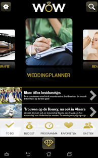 WoW plan-your-wedding app Screenshots 11