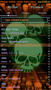Glowing Neon Skulls Theme Screenshots 14