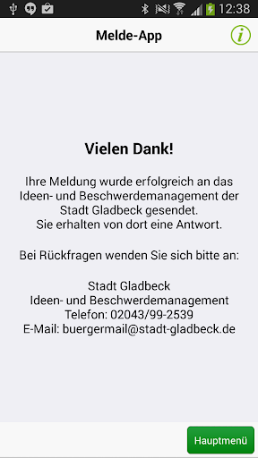 【免費生產應用App】Melde-App Stadt Gladbeck-APP點子