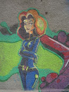 Graffiti Super Girl