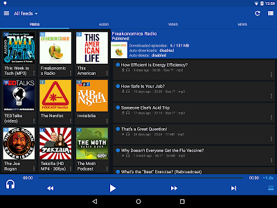 Screenshot DoggCatcher Podcast Player v1.2.4051