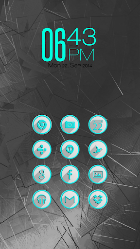 Cyanicons for Nova Apex ADW