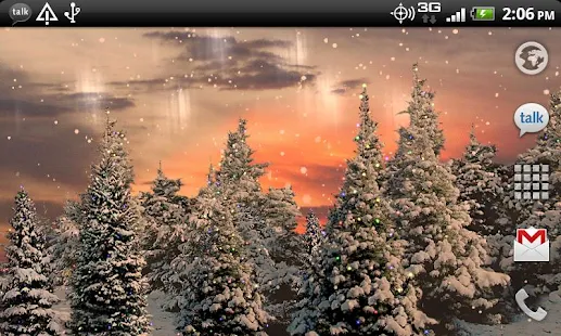 Snowfall Live Wallpaper - screenshot thumbnail
