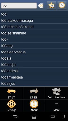 Estonian Lithuanian dictionary