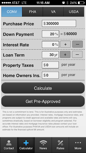 Dan Reagan's Mortgage App