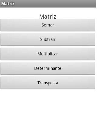 Calculadora de Matriz