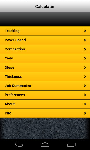 Caterpillar Paving Calculator