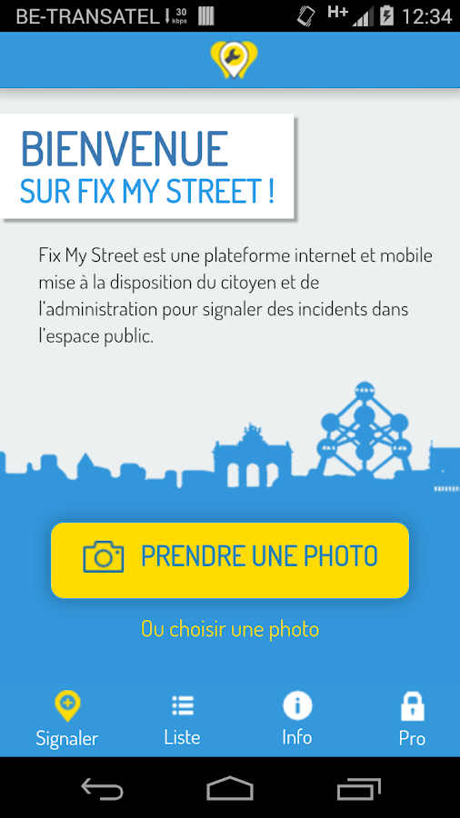 Fix My Street Bruxelles Applications Android sur Google Play