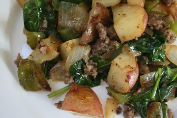 Spinach and Potato Breakfast Hash