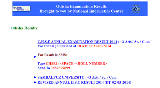 Odisha Results