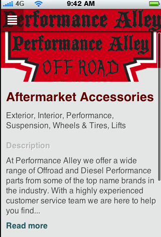 Performance Alley