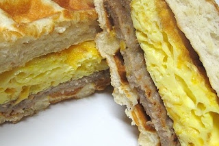 Biscuit Waffle Breakfast Sandwich