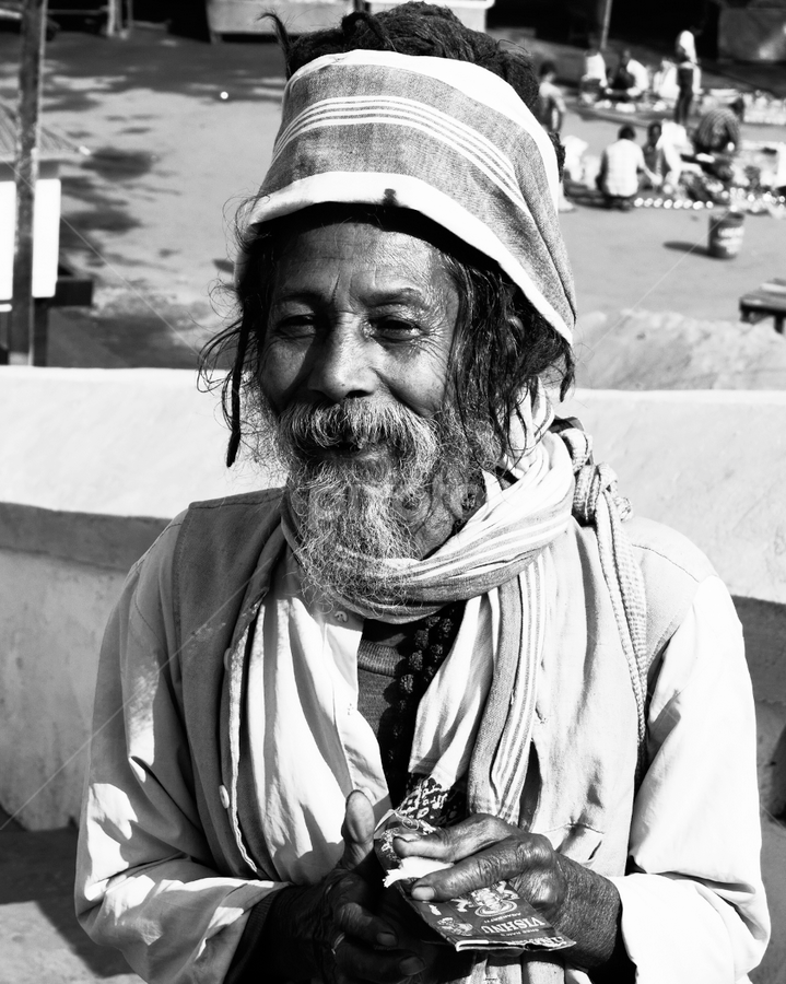 by Pulastyya Phukan - Black & White Portraits & People