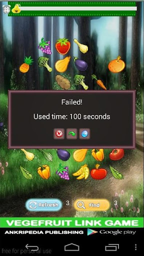 【免費教育App】Vegefruit Link Game-APP點子