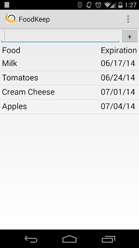 Food Expiration Manager