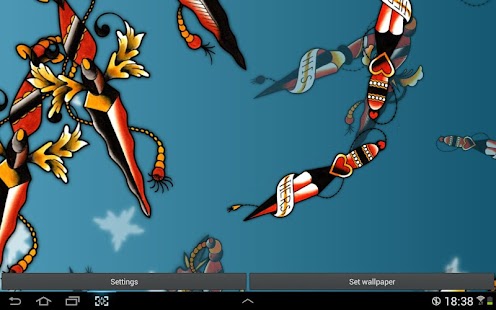 Download Tattoo Daggers Swords Live WP APK for PC