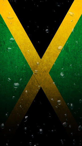 Jamaica flag water effect