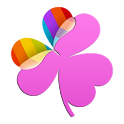 Pink Squares GO Launcher EX logo