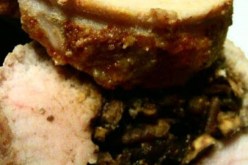 Balsamic Poached Fig Stuffed Pork