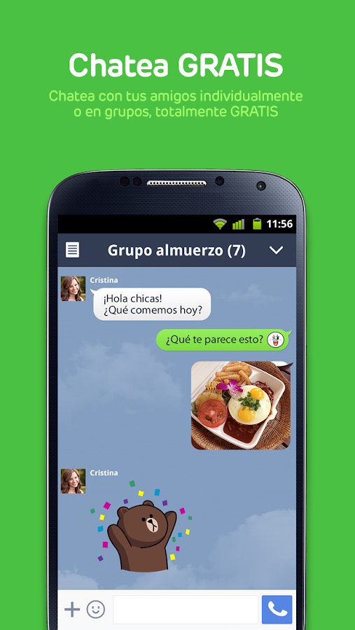 LINE: Llama y mensajea gratis - screenshot