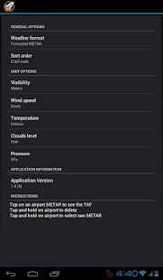 Aero METAR Screenshots 2