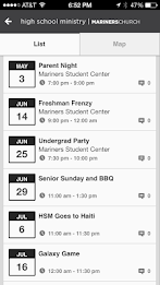 Mariners Church HSM app poster 3