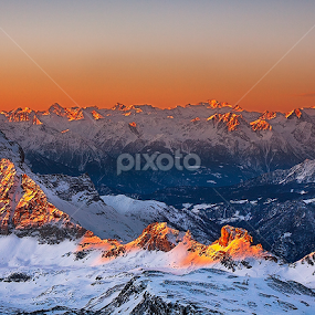 First ray by Ennio Pozzetti - Landscapes Mountains & Hills
