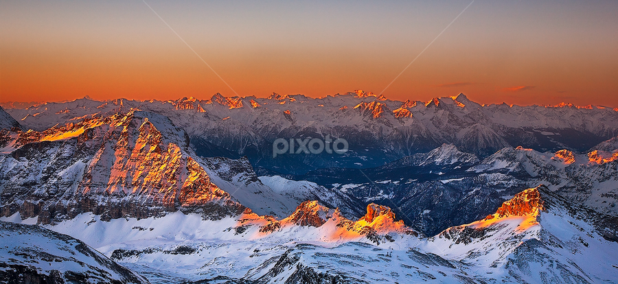First ray by Ennio Pozzetti - Landscapes Mountains & Hills