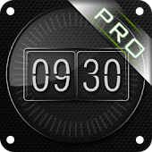 Glass clock. widget. BOX. PRO
