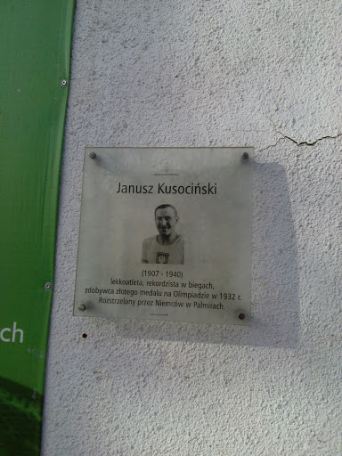 Tablica Pamieci Janusza Kusocinskiego