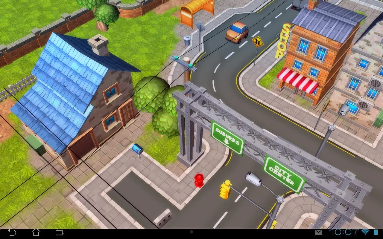 Cartoon City 3D live wallpaper - screenshot
