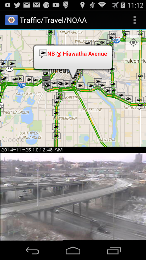 Android application Minnesota Traffic Cameras Pro screenshort