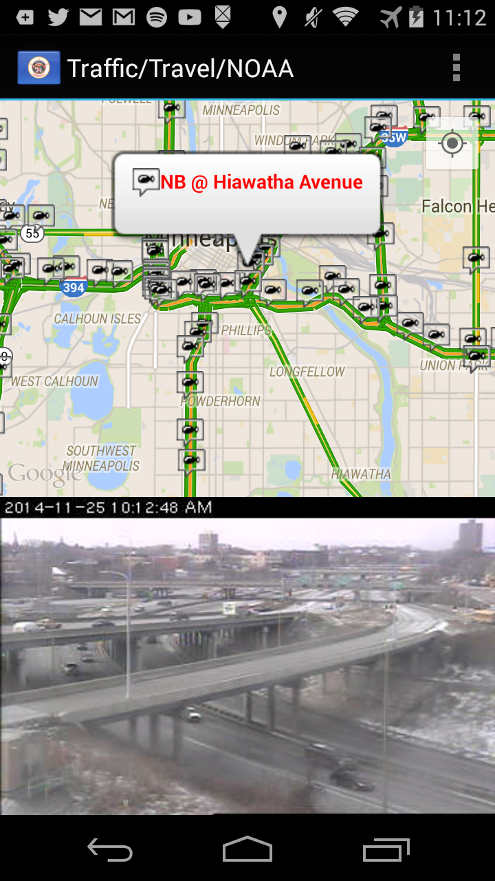 Minnesota Traffic Cameras Pro Screen 1