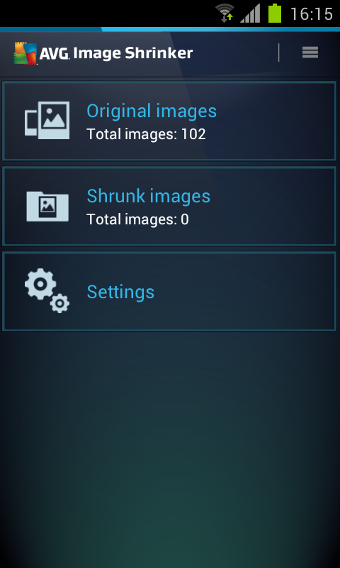 AVG Image Shrink & Share - screenshot