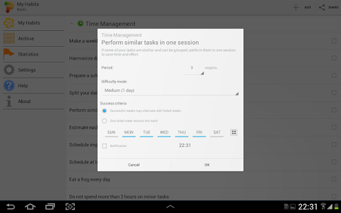 Habitizer Productivity Habits Screenshots 3