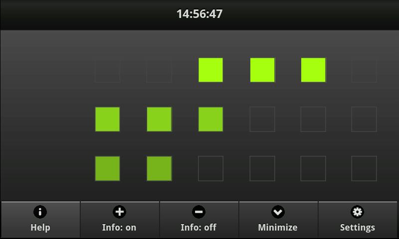 mBINclock Screen 2