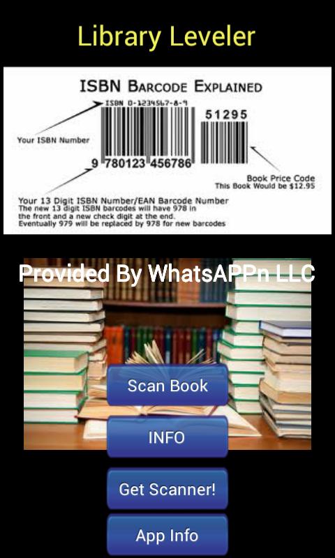 Android application Library Leveler screenshort