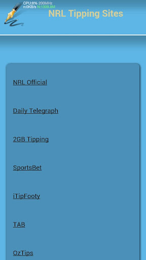 NRL Tipping Sites