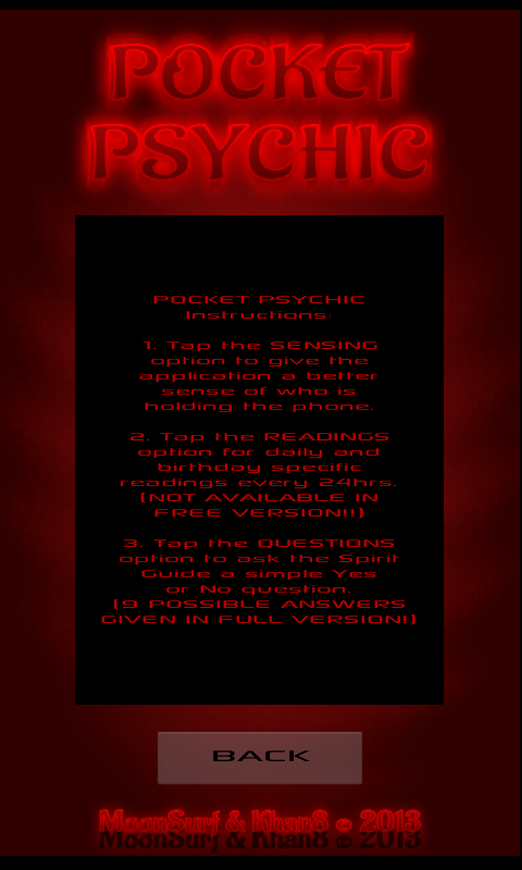 Pocket Psychic Screen 3