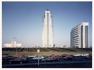 A16 langs Rivium kantorencomplex in Rotterdam
