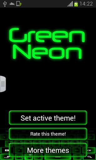 Green Neon Keyboard