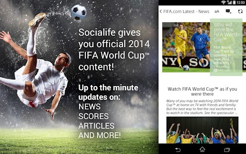 Actualités Socialife par Sony - screenshot thumbnail