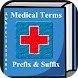Medical Terms  Prefix & Suffix icon