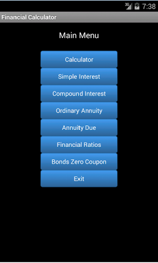 Financial Calculator Graph