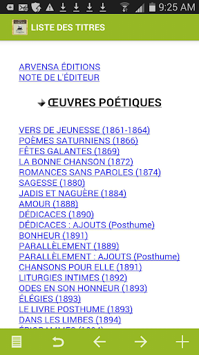 Verlaine : Oeuvres