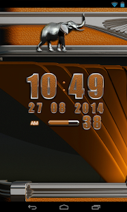 Lastest Clock Widget Orange Elephant APK for PC