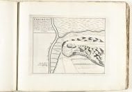 Plattegrond van Ebrébourg, ca. 1702