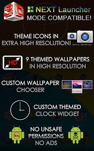 Next Launcher Theme KitKat 4.4 - screenshot thumbnail